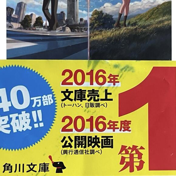 Kimi no Na wa Japanese novel Your Name Makoto Shinkai Kadokawa Original Obi - Picture 4 of 10